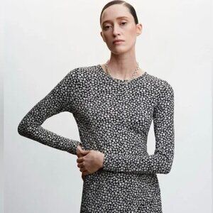 NWT Mango Drape Minidress